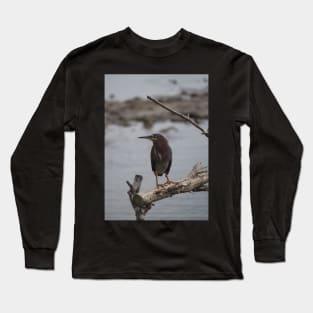 Green Heron Long Sleeve T-Shirt